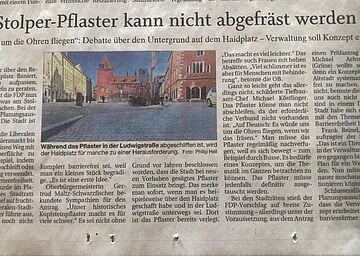 Debatte um Barrierefreiheit am Haidplatz zeigt: FDP stößt wichtige Diskussion an