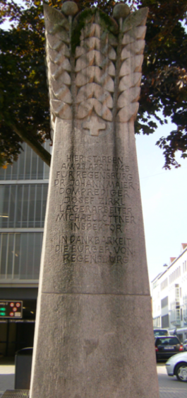 Mahnmal am Dachauplatz, Urheber: Jämka